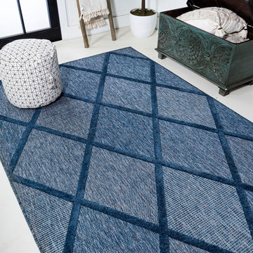 Salines Diamond Trellis Indoor/outdoor Area Rug